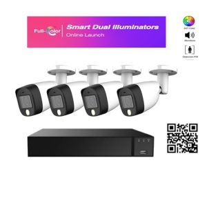 4 Cámaras 2MP Smart Dual Light + INSTALACION